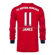 Goedkoop Voetbaltenue Bayern München 2018-19 James Rodriguez 11 Thuisshirt Lange Mouw..